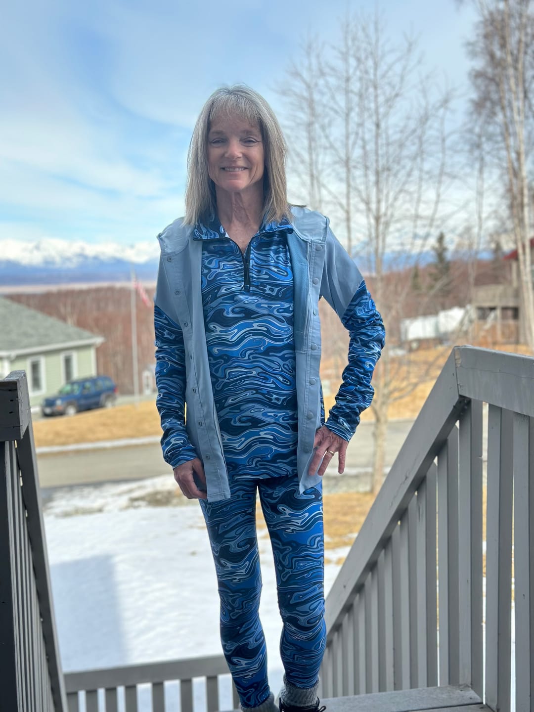 Customer photo review of FisheWaters High-Waisted Leggings