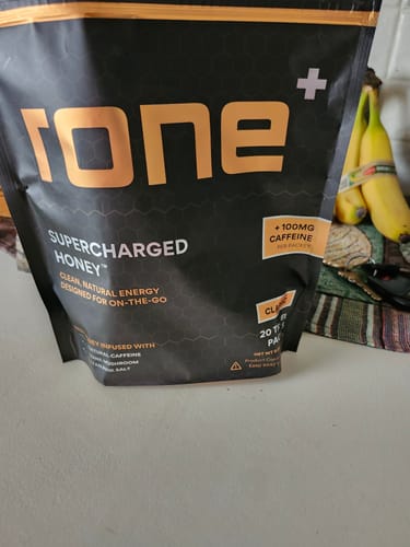Customer photo review of (20-Pack) SuperCharged Honey - 100mg Caffeine