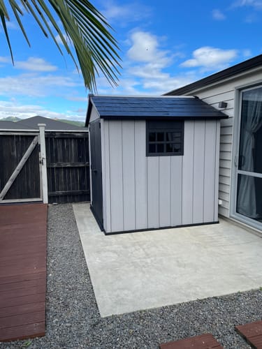 Customer photo review of Oakland 757 Garden Shed 2.1m x 2.16m