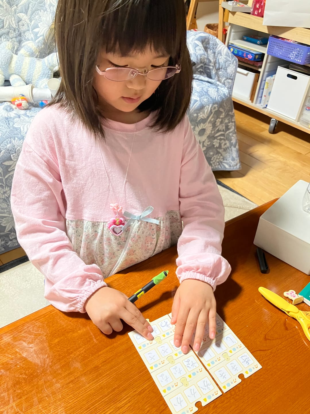 Customer photo review of 文字が消える!? まほうのドリル「お名前とっくん！」