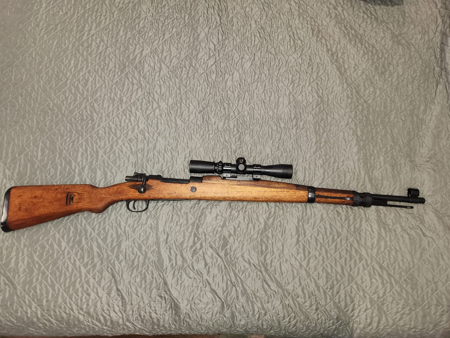 Customer photo review of Scout Mount for Mauser Yugo M48, K.Kale, Spanish M43, VZ.24, Argentine M1909, Brazilian 1908 & 1908/34