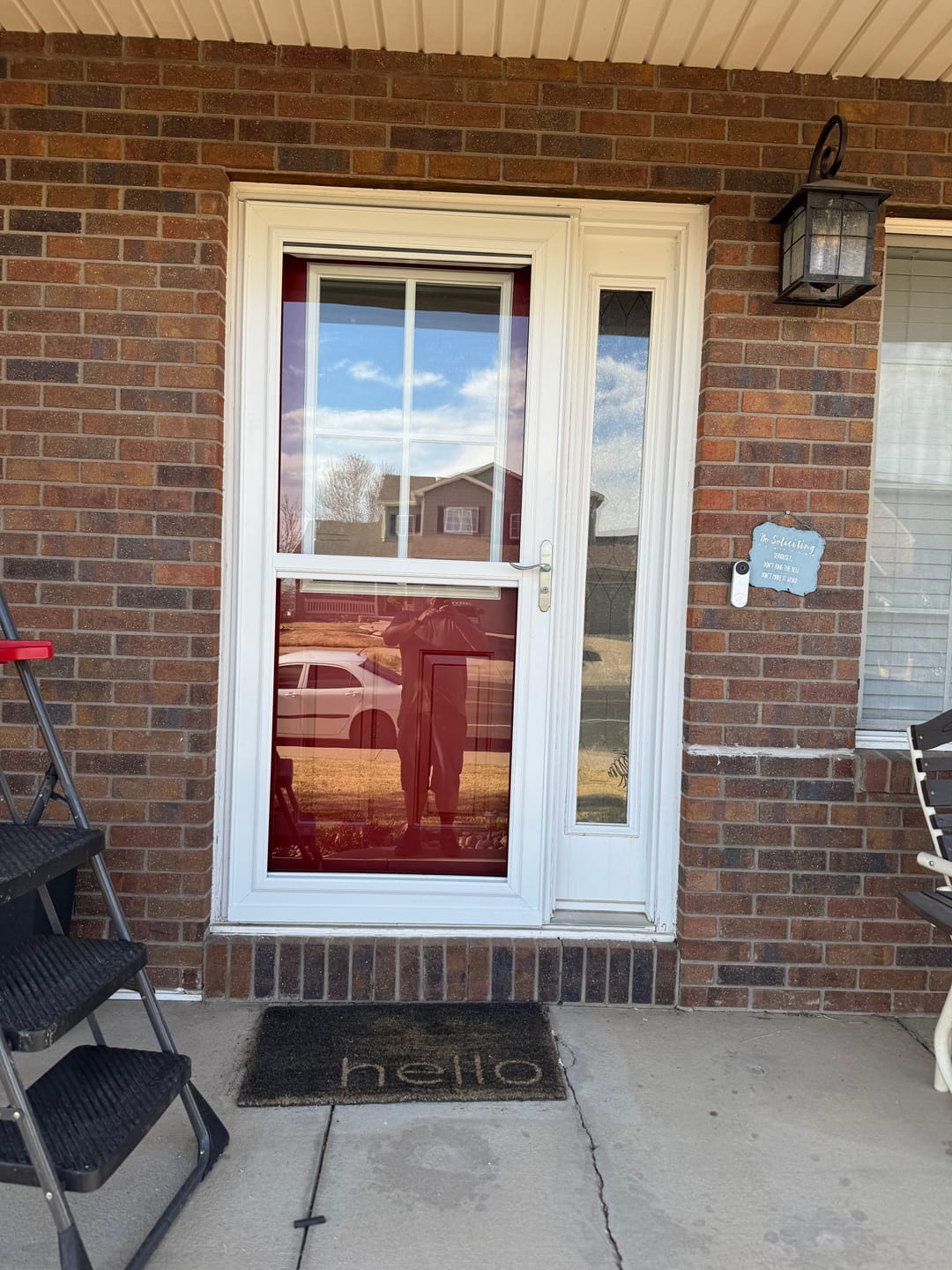 Customer photo review of Clear 4 Lite Glass and Frame Kit (Half Lite)