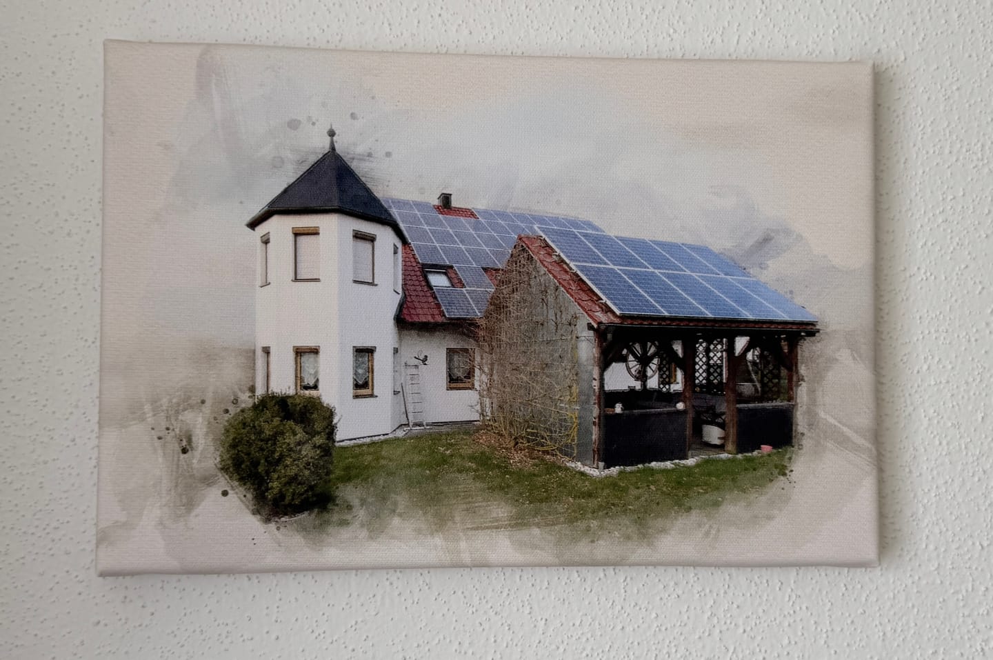 Customer photo review of Personalisiertes Gemälde nach Fotovorlage