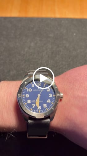 Customer video review of Admiralty Grey Nylon Watch Strap