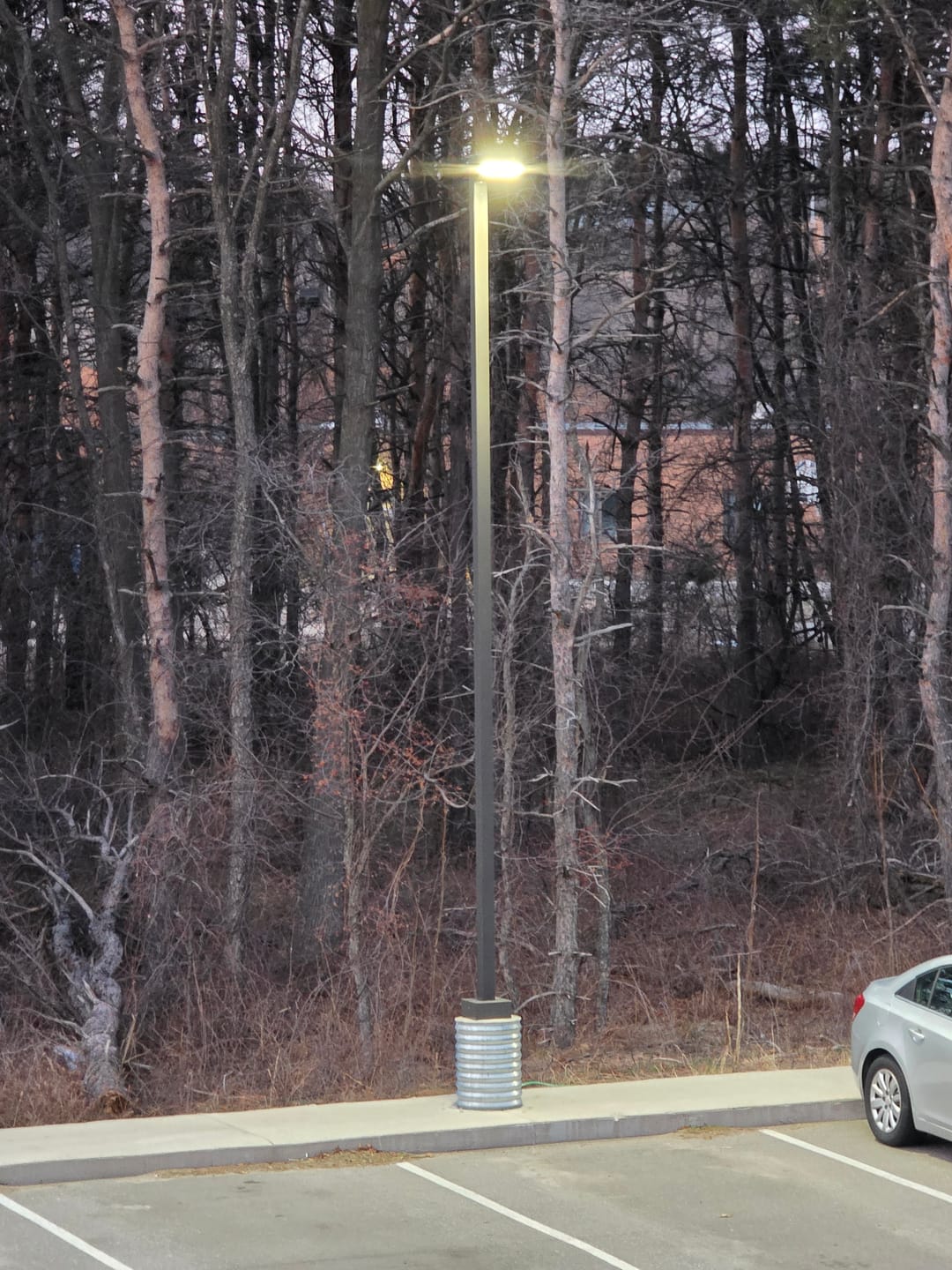 Customer photo review of LED Pole Light, 150W/120W/100W Wattage Adjustable, 5700K, 133 LM/W, Universal Mount (Adjustable Slip Fitter + Wall Mount), Bronze, AC120-277V, Waterproof IP65, Parking Lot Lights, Outdoor Area Street Security Lighting Fixture, Gen14B