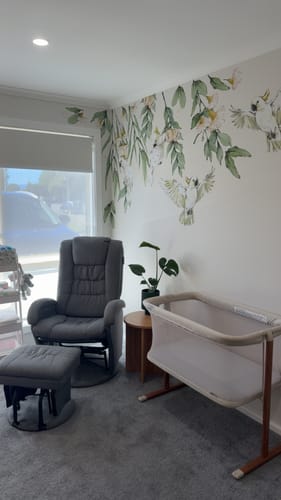 Customer photo review of Flowering Gum Tree Wall Decal Set (Gold)