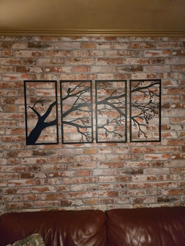 Customer photo review of Décoration Murale en Métal - Arbre de vie (V04)