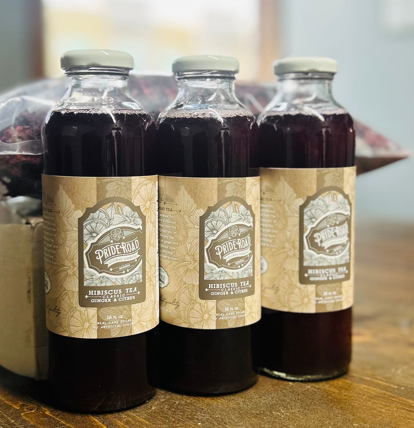 Customer photo review of Hibiscus Tea