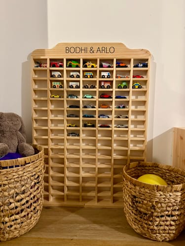 Customer photo review of Matchbox Car Garage Storage