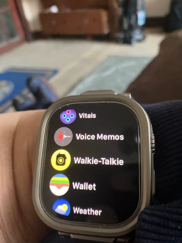 Customer photo review of Apple Watch Ultra 49mm GPS + Cellular Titanium, Ceramic Case Refurbished Pristine