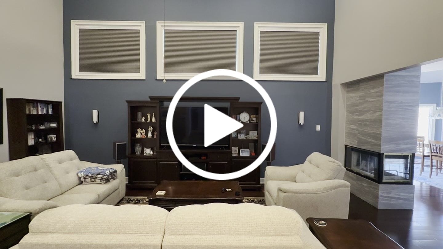 Customer video review of SmartWings Motorized Blackout Cellular Shades Nowa