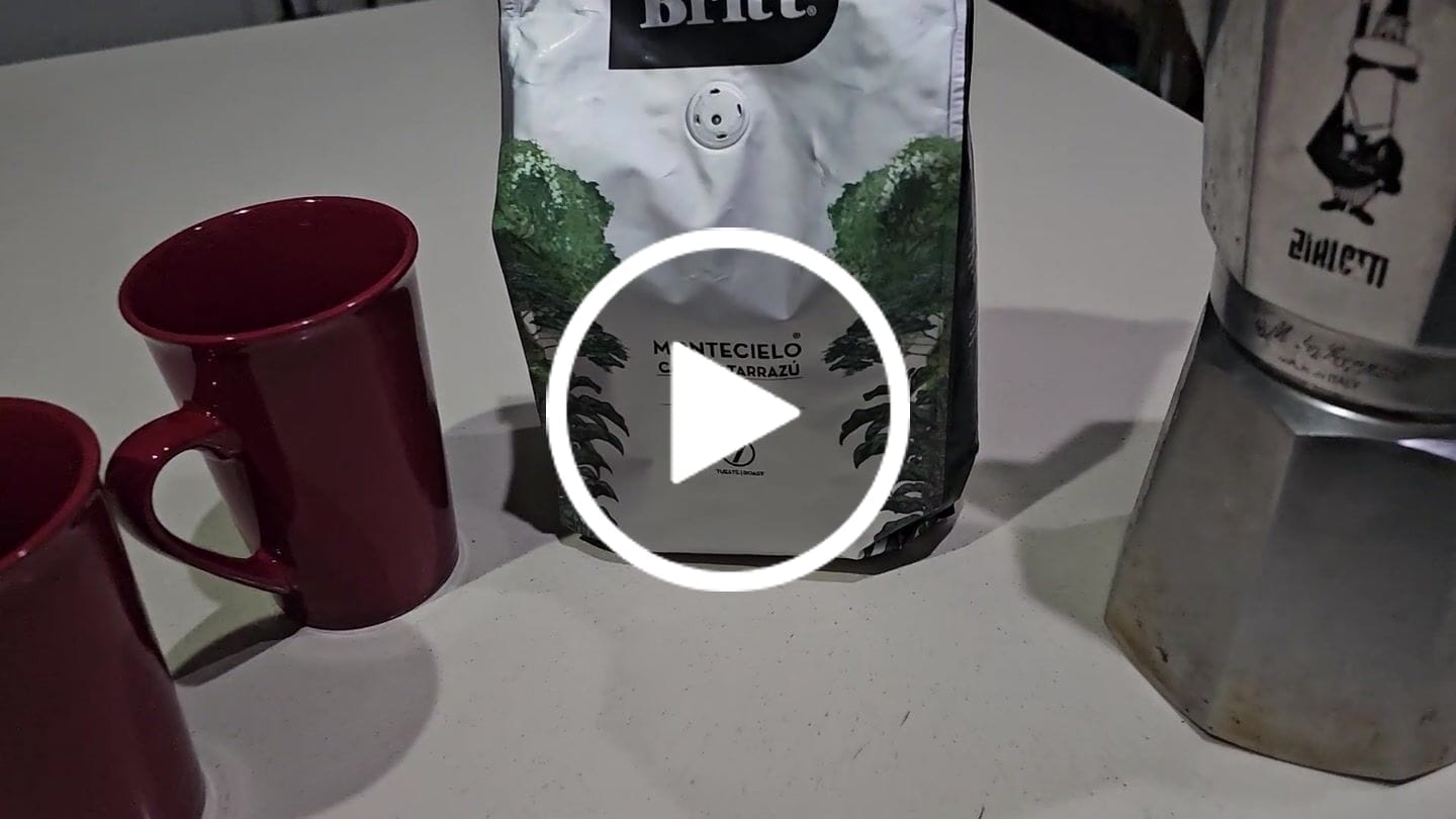 Customer video review of Café Britt Montecielo Café De Tarrazú Molido