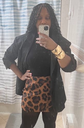 Customer photo review of NW Sculpt Mock Neck Bodysuit