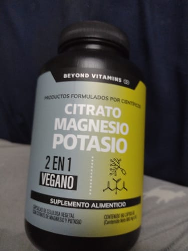 Customer photo review of Citrato de Magnesio + Potasio 180 Caps
