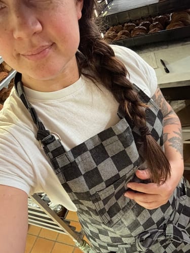 Customer photo review of Checkered Apron