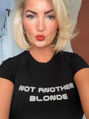 Customer photo review of NOT ANOTHER BLONDE