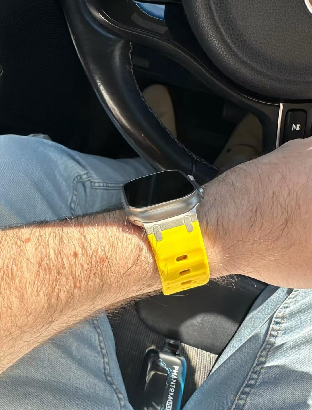 Customer photo review of Soft Silicone 2.0 Strap for Apple Watch