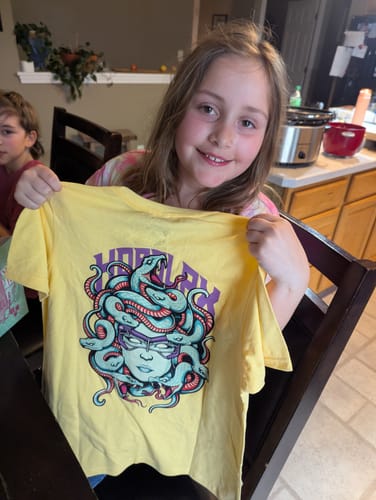Customer photo review of Youth Medusa Tee