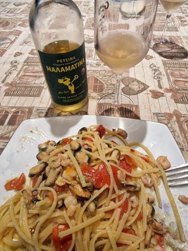 Customer photo review of Malamatina retsina - 500ml