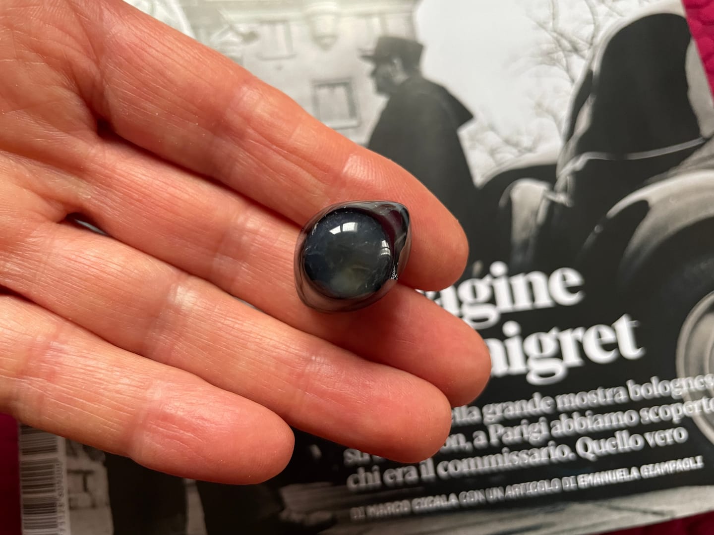 Customer photo review of Occhio di Shiva per la Protezione - Agata Botswana