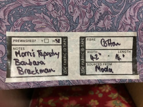 Customer photo review of KATM Fabric ID Tape | 1 Tape Roll 30m