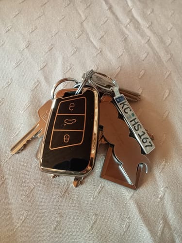 Customer photo review of Kennzeichen Schlüsselanhänger Mini Nummernschild Metall