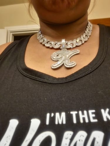 Customer photo review of 5 PCS HEART INITIAL SET (Ready to Ship)
