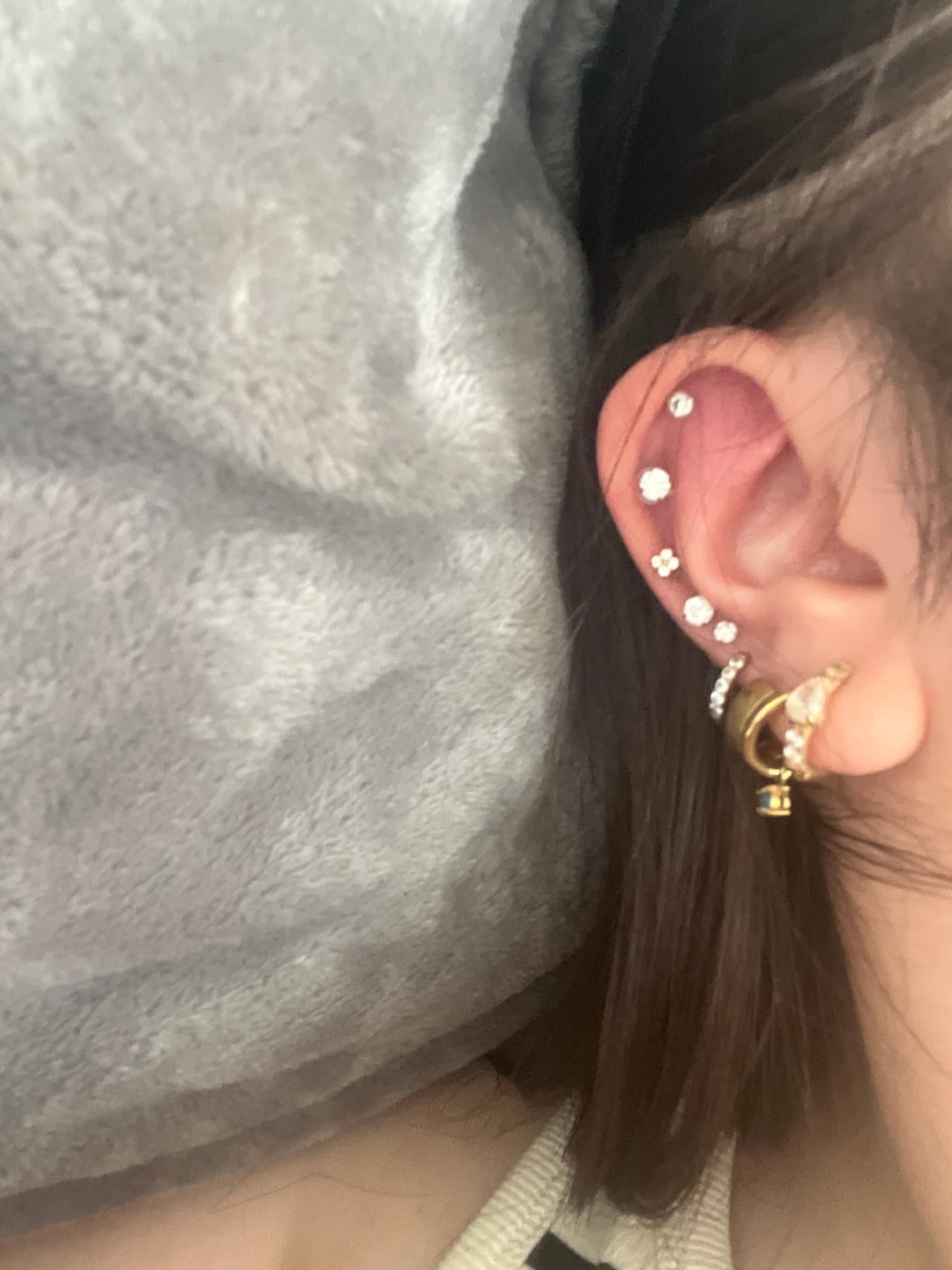 Customer photo review of Britney Piercing | Titan