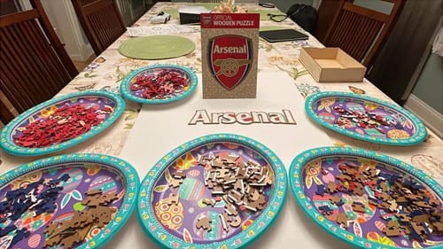 Customer photo review of 4 Soccer Puzzles Of Your Choice