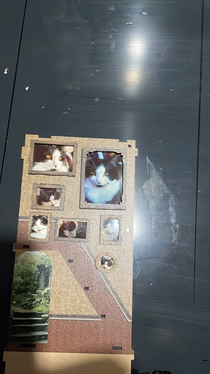 Customer photo review of Rocoxia  Caramel Dreams DIY Book Nook Kit