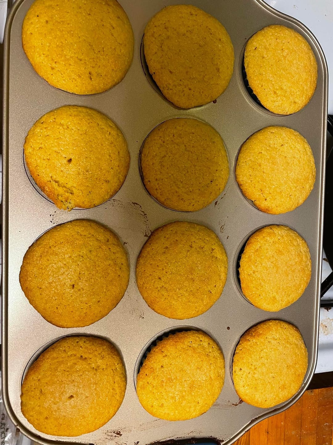 Customer photo review of Cousin T's Gourmet Honey Cornbread Mix