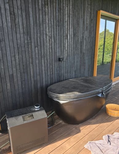 Customer photo review of Nordhaus Ice Bath - WIFI - Matte Black - Oval