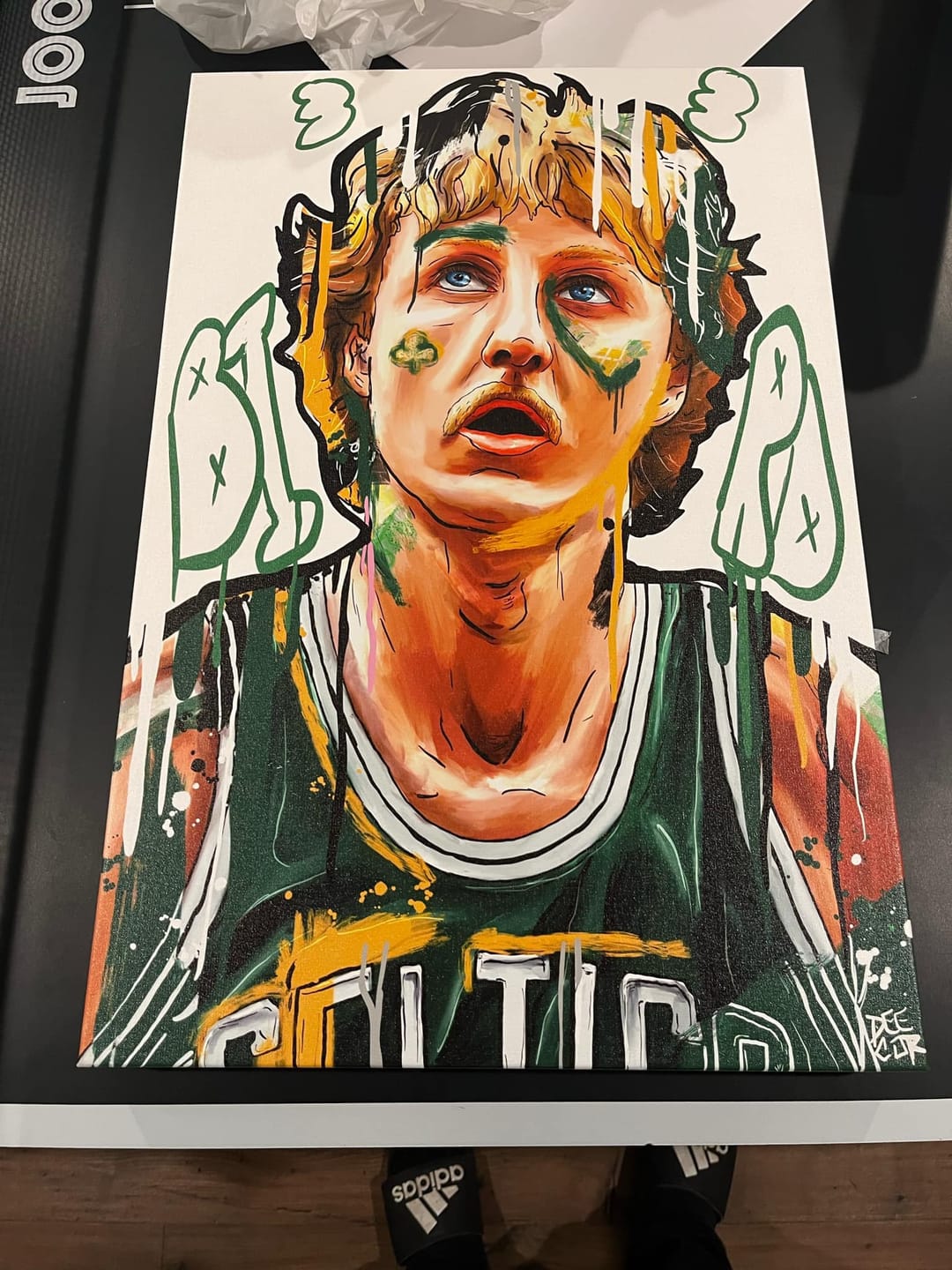 Customer photo review of Legend Collection -Larry Bird - Mini Print