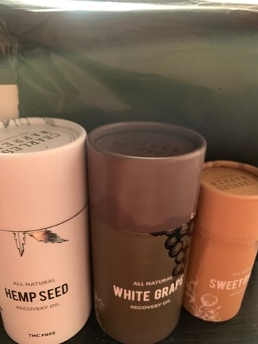 Customer photo review of Sweet Ginger Vapor Rub