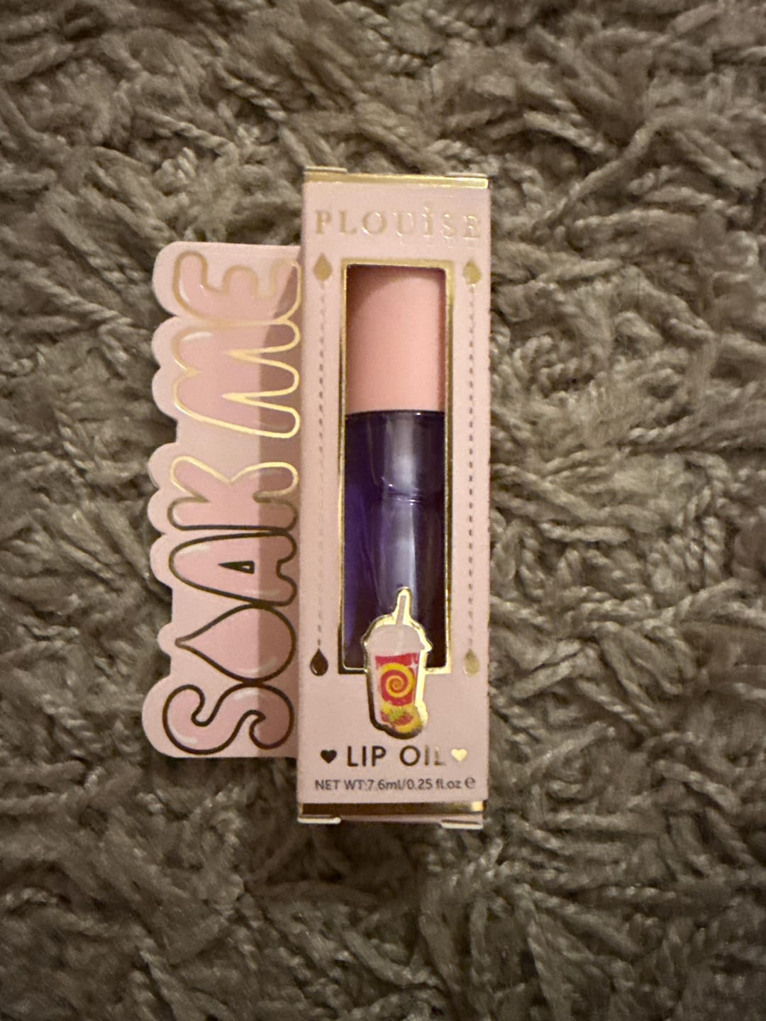 Customer photo review of P. Louise Soak Me Lip Oil