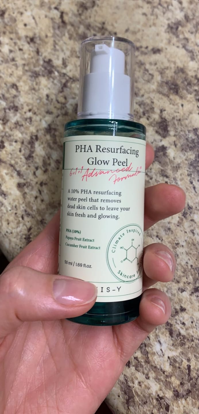 Customer photo review of Pīlinga gels AXIS-Y PHA Resurfacing Glow Peel