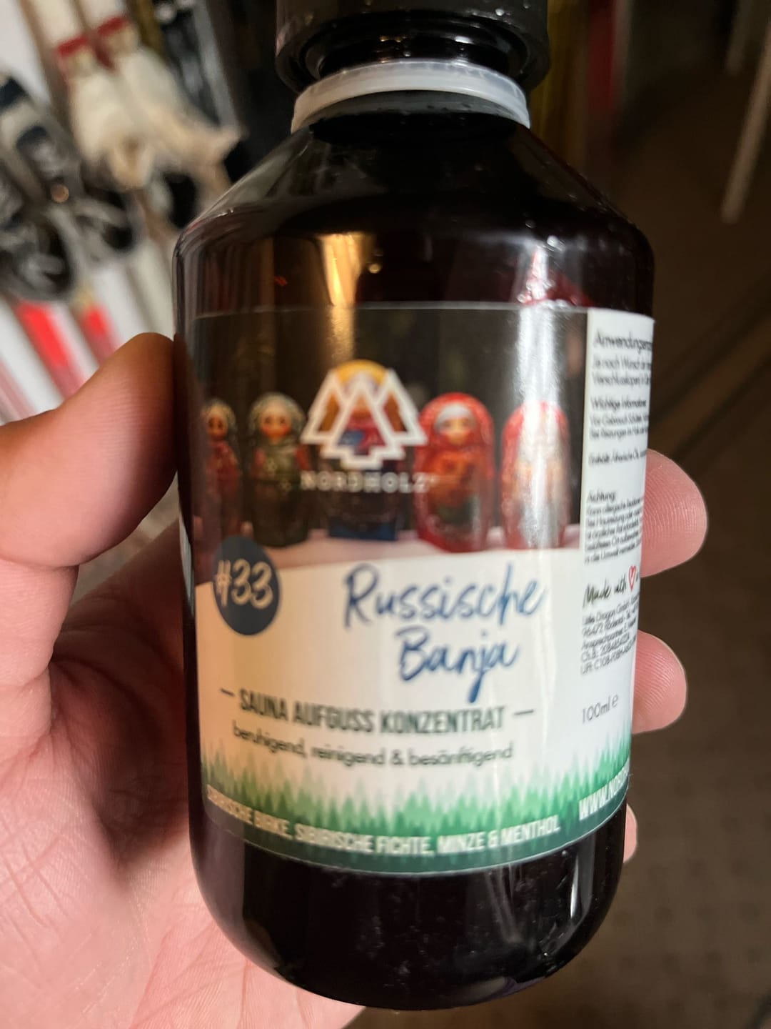 Customer photo review of Sauna Aufguss Konzentrat #33 Russische Banja
