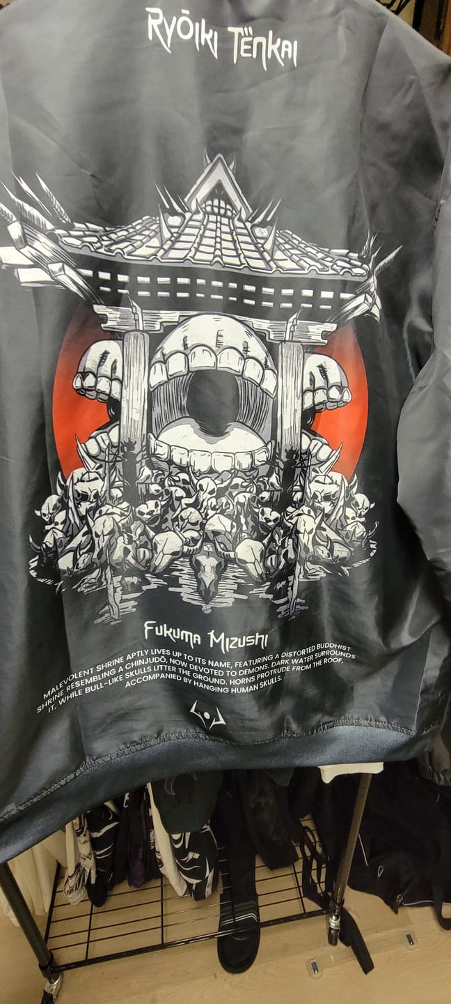 Customer photo review of Demon Sukuna B&W Bomber Jacket