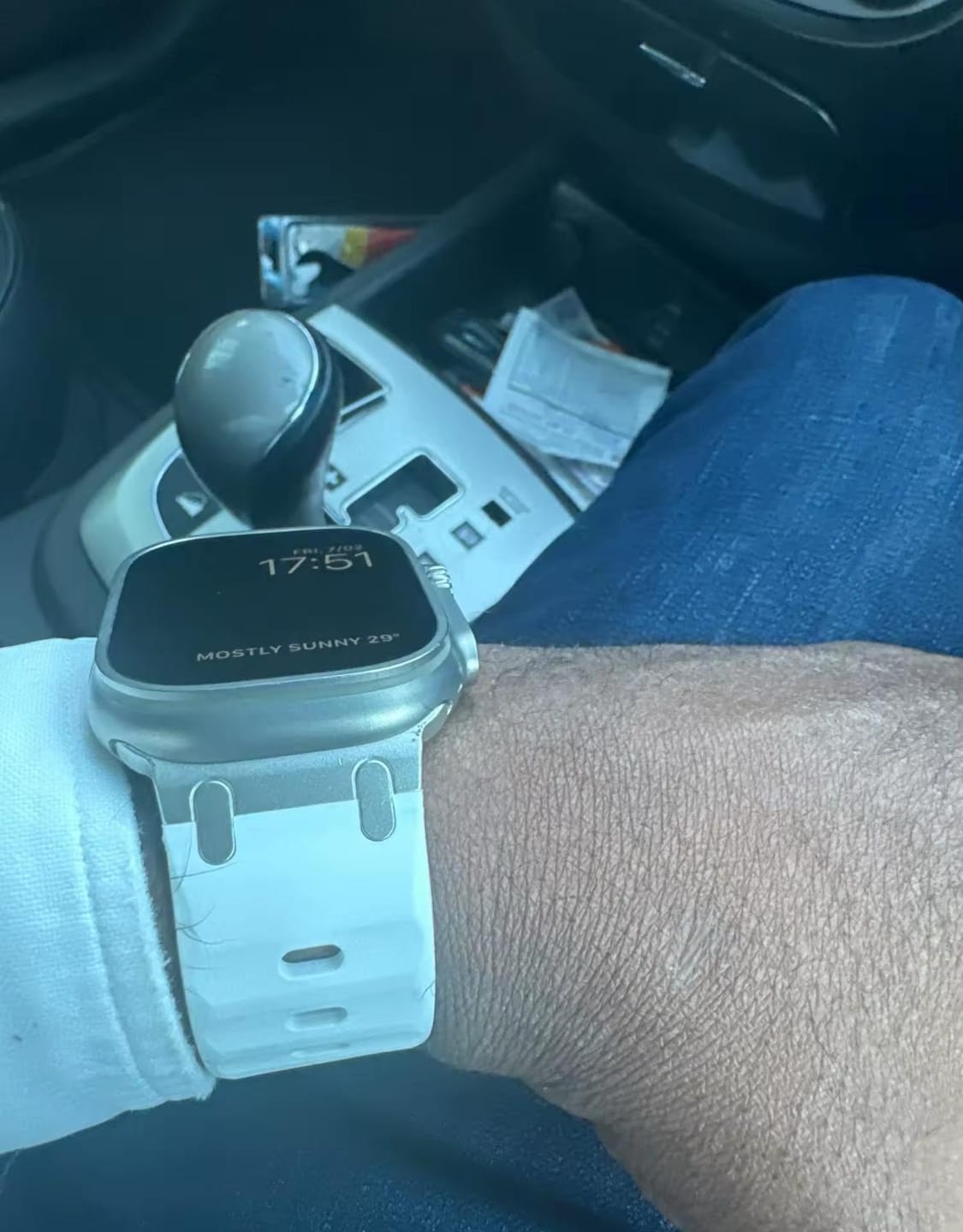 Customer photo review of Soft Silicone 2.0 Strap for Apple Watch