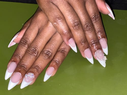 Customer photo review of XCOATTIPS® French - Long Stiletto (New Shape)