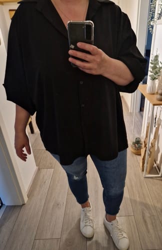 Customer photo review of MARTHA Plus Size Bluse - verschiedene Farben