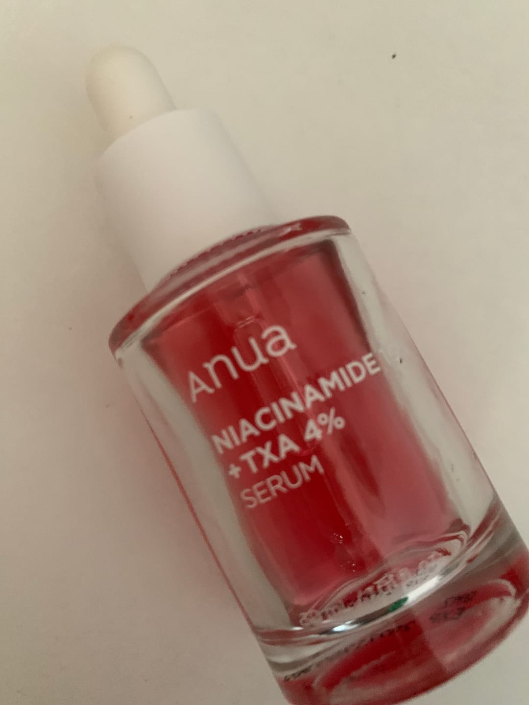 Customer photo review of Balinošs serums ar traneksāmskābi Anua Niacinamide 10% + TXA 4% Serum