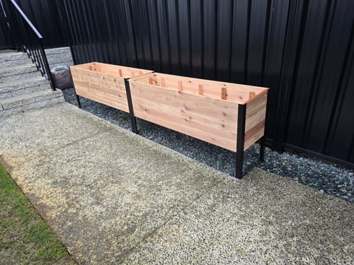 Customer photo review of 18" x 60" Raised Garden Bed