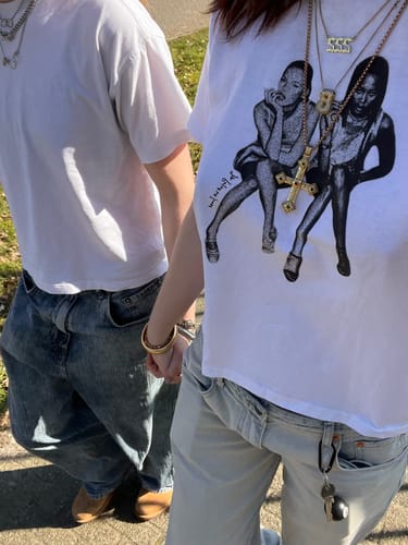 Customer photo review of after party baby tee