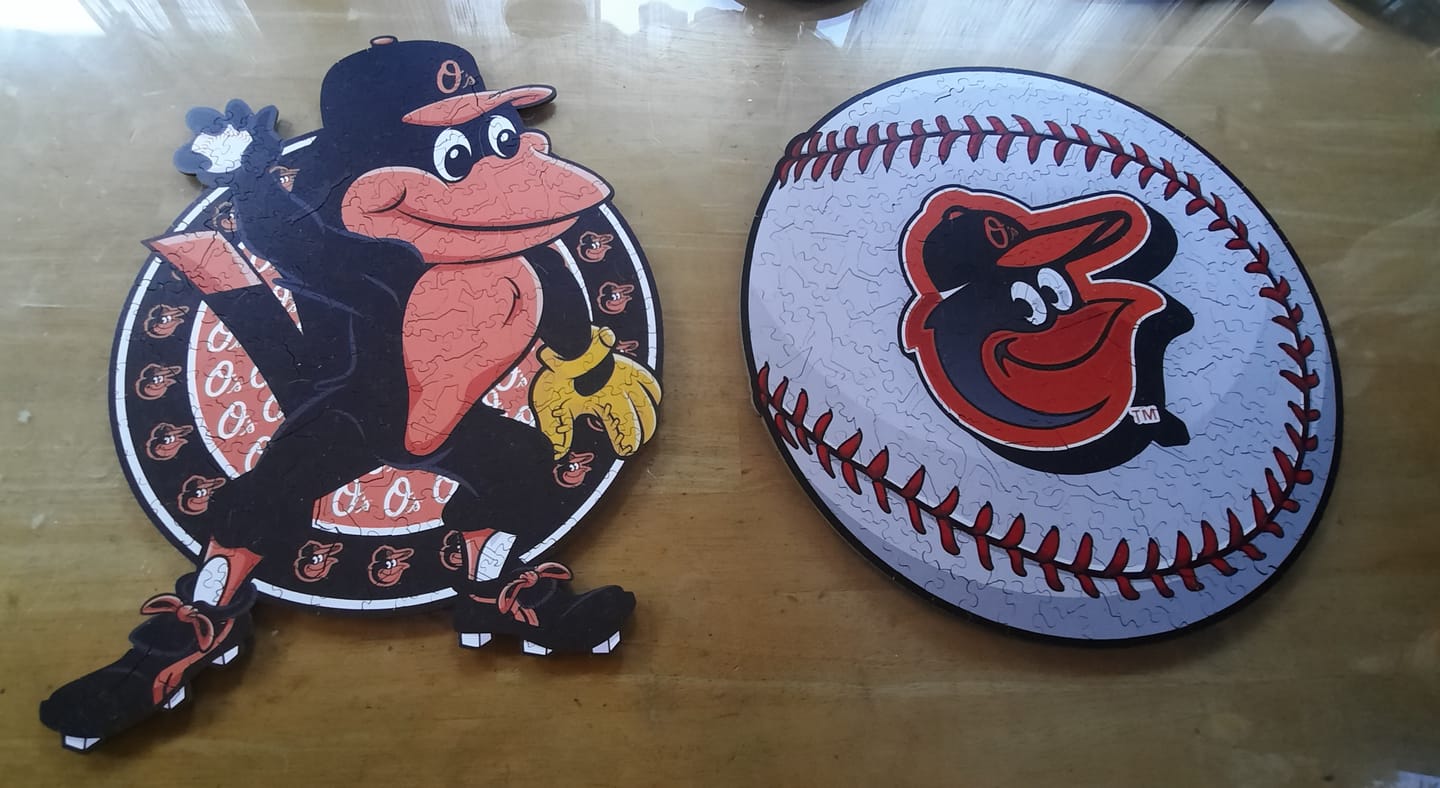 Customer photo review of Baltimore Orioles™ Mascot - Wooden Puzzle