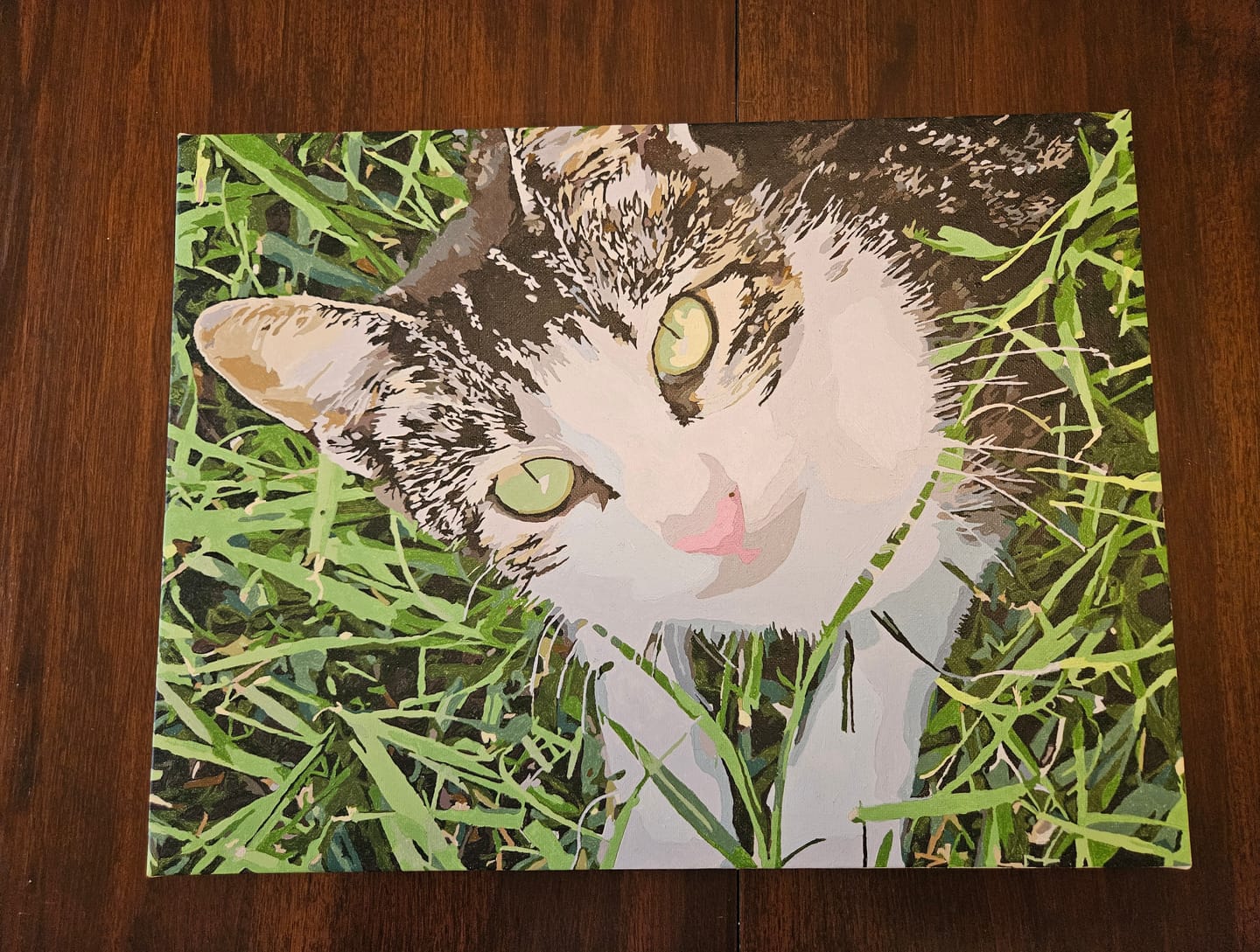 Customer photo review of Pawtrait - Paint Your Pet - Custom Paint by Numbers Kit