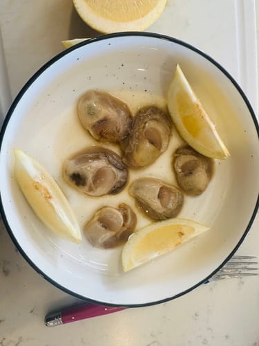Customer photo review of Bluff Oysters Frozen (1st Grade) Dozen