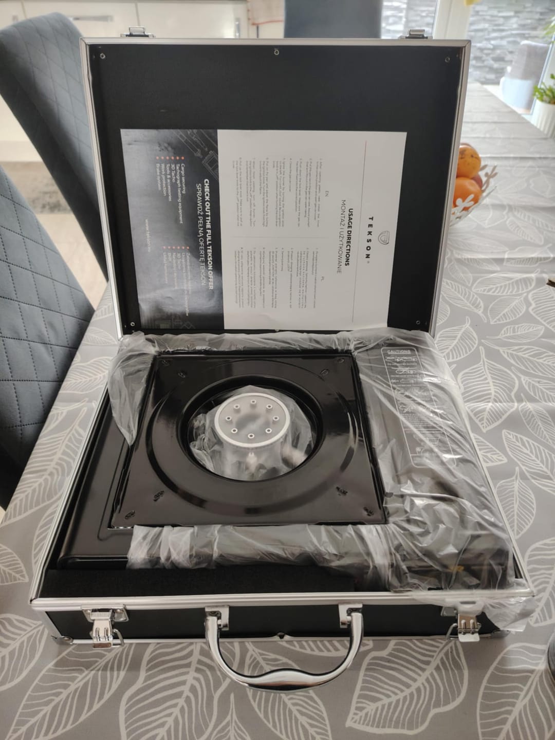 Customer photo review of Tekson Portable Gas Stove   2 in 1