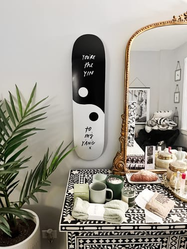 Customer photo review of YIN YANG SKATEBOARD