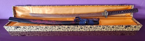 Customer photo review of holz katana kaufen